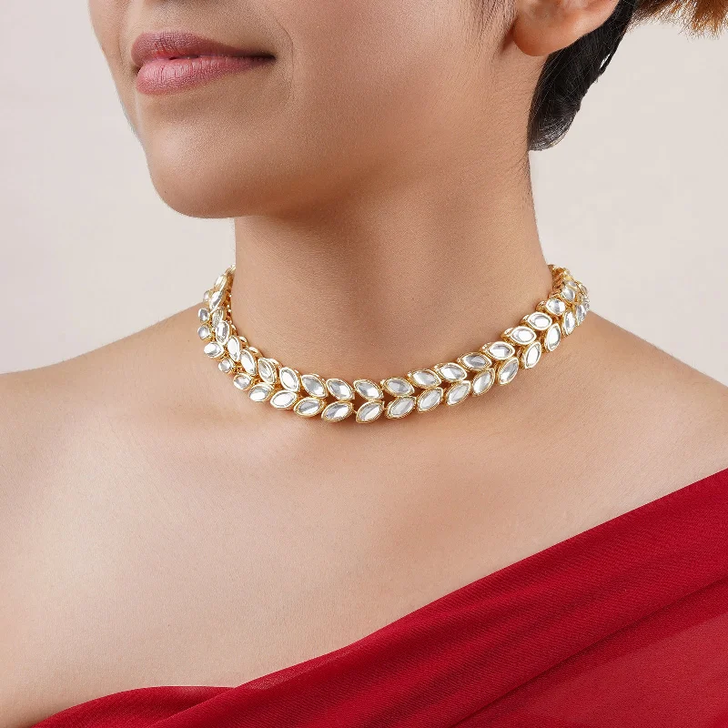 Elegant Jewelry At Unbeatable Prices – Shop Today Teejh Zareen Gold and kundan Princess Necklace
