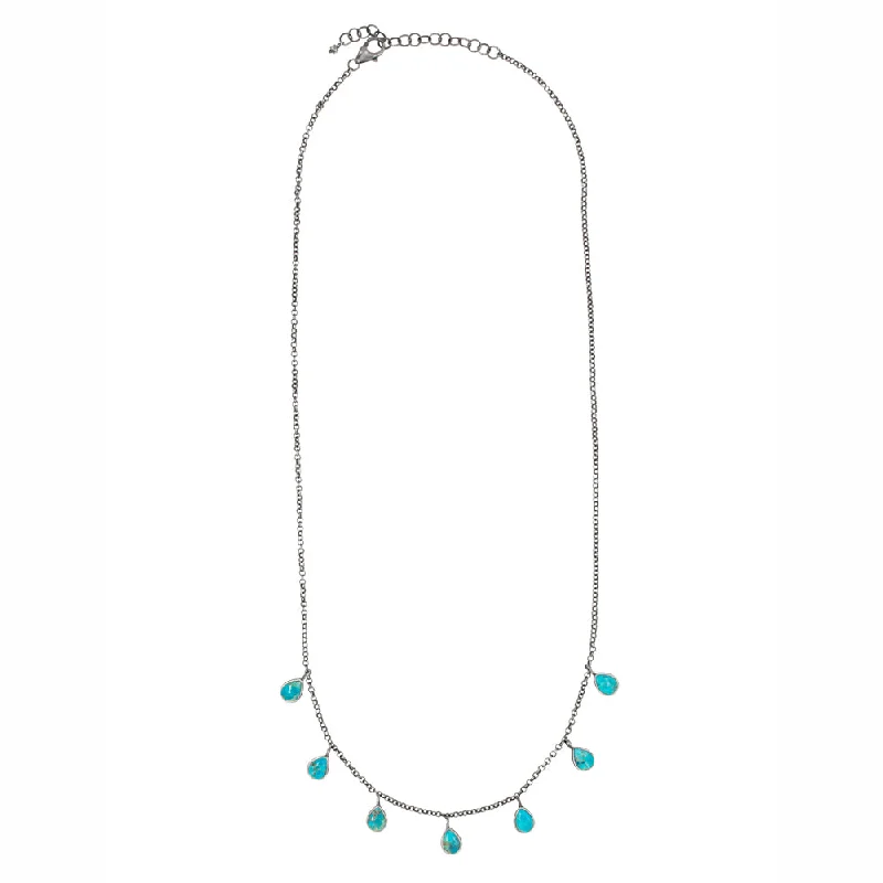 Shop Jewelry That Shines Without The High Price Turquoise Teardrops Necklace