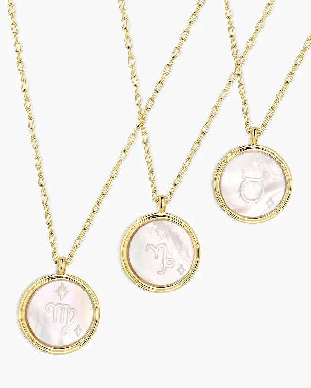 Fashion-Forward Geometric Jewelry For Contemporary Style Zodiac Necklace