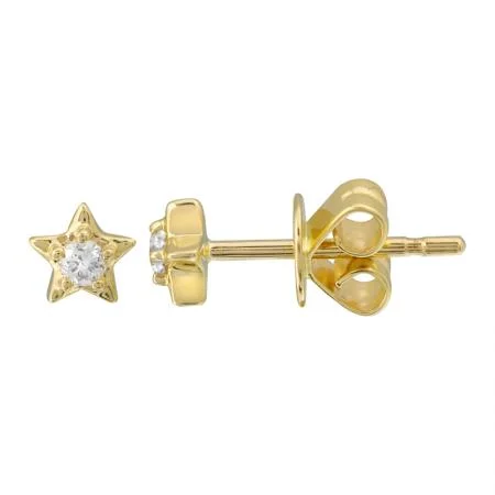 Final Call For Exquisite Jewelry At Reduced Rates 14K Diamond Star Stud Earrings