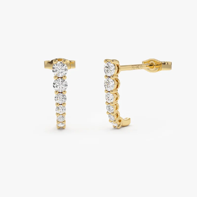 Shine In Style – Shop Jewelry Discounts Today 14k Round Diamond Prong Setting Graduating Stud Earrings Shine In Style – Shop Jewelry Discounts Today 14k Round Diamond Prong Setting Graduating Stud Earrings