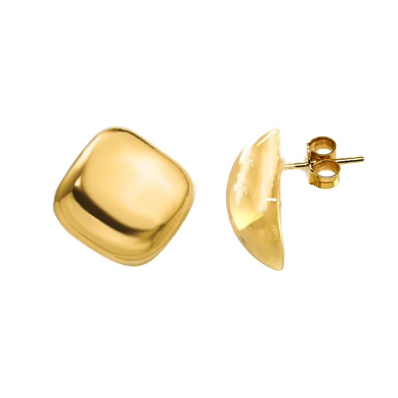 Everyday Jewelry Essentials Now On Sale 14K Yellow Gold Dome Stud Earrings