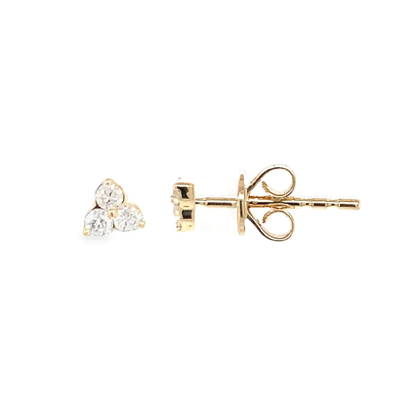Premium Diamond Jewelry At Once-In-A-Lifetime Discounts 14K Yellow Gold Diamond Stud Earrings