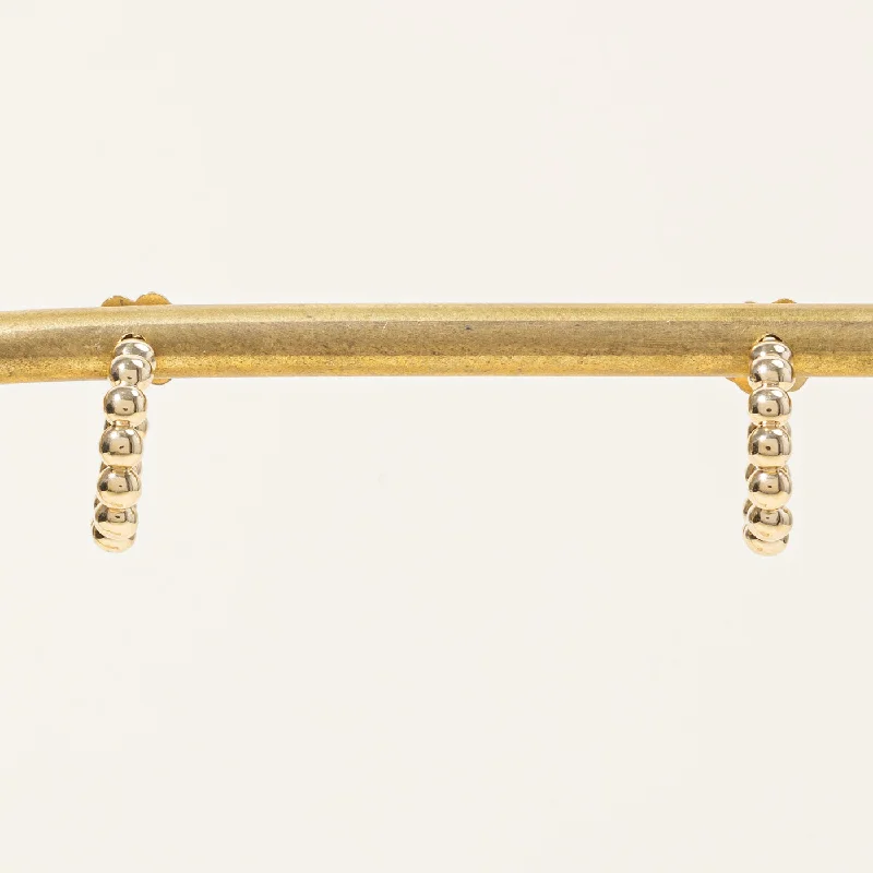 Make Every Moment Shine – Jewelry Discounts Available '100 Ways' 14k Yellow Gold Hoop Earrings