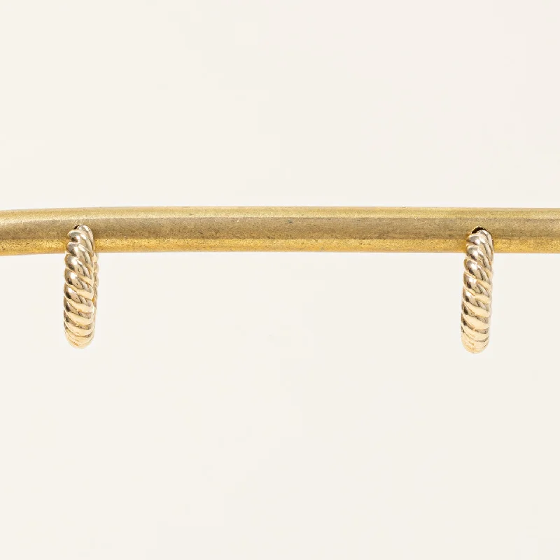 Celebrate With Sparkle – Jewelry Sale Now Live '100 Ways' Yellow Gold Huggie Hoop Earrings