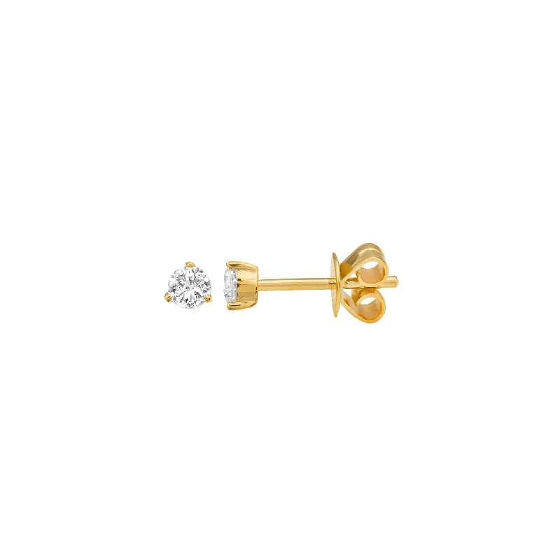 Handcrafted Beauty At Affordable Prices 3 Prong Diamond Stud Earrings