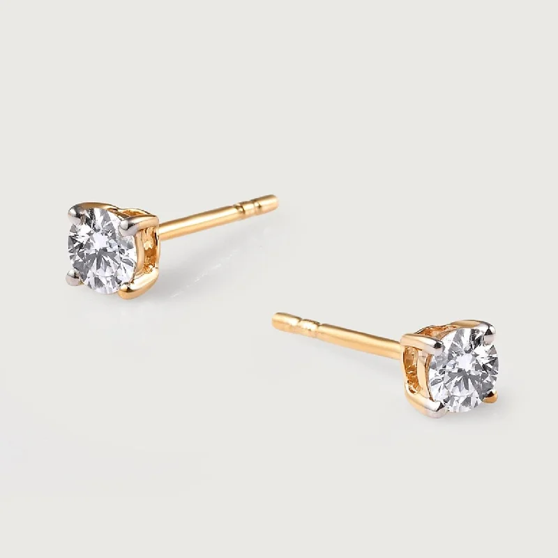 Best Jewelry Sale Prices – Limited-Time Offer 9K Gold Lab Grown Diamond Classic Stud Earrings