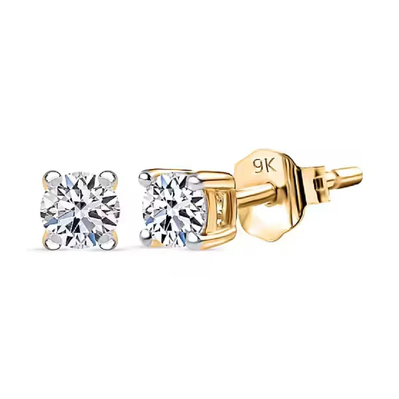 Trending Jewelry Now At Unbeatable Prices 9K Gold Lab Grown Diamond Eternal Spark Stud Earrings