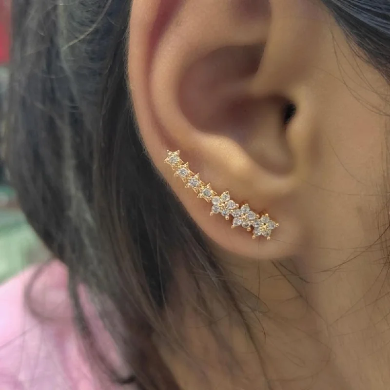 Eco-Friendly Sustainable Jewelry For Conscious Buyers Aamrapali Gold Plated Austrian Stone Stud Earrings Eco-Friendly Sustainable Jewelry For Conscious Buyers Aamrapali Gold Plated Austrian Stone Stud Earrings