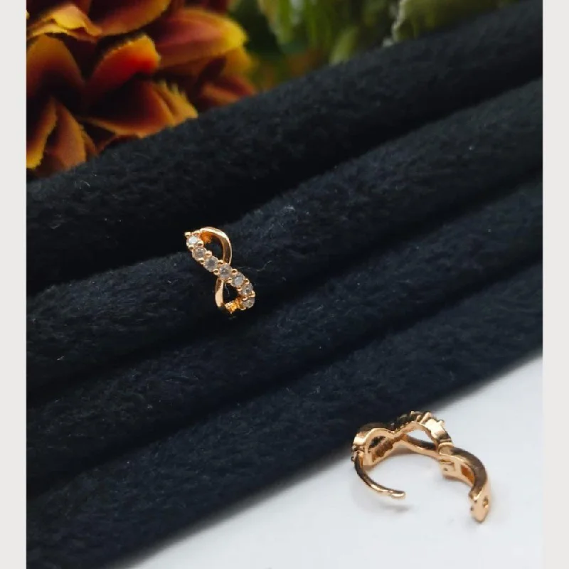 Unmissable Discounts On Timeless Jewelry Pieces Aamrapali Rose Gold Plated Austrian Stone Stud Earrings