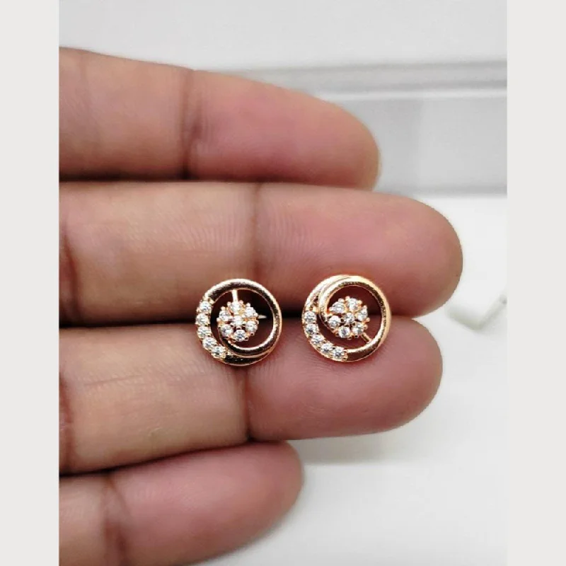Shop Dazzling Jewelry With Special Promotional Discounts Aamrapali Rose Gold Plated Austrian Stone Stud Earrings Shop Dazzling Jewelry With Special Promotional Discounts Aamrapali Rose Gold Plated Austrian Stone Stud Earrings