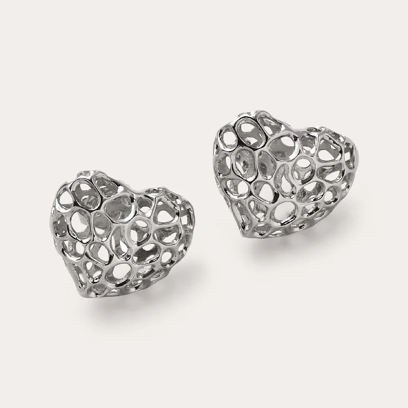 Flash Sale On Stunning Jewelry – Limited Stock Available Amore Heart Stud Earrings