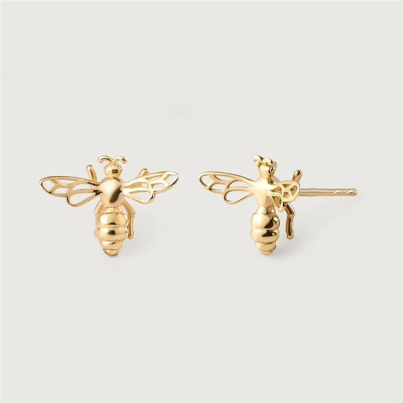 Shop Dazzling Rings, Earrings, And More At Special Discounts Busy Bee Stud Earrings in 9K Gold Shop Dazzling Rings, Earrings, And More At Special Discounts Busy Bee Stud Earrings in 9K Gold