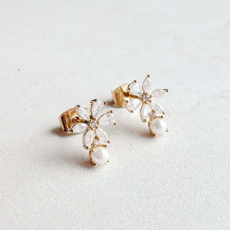 Limited-Stock Jewelry Sale – Shop Before It's Gone Celeste Pearl Crystal Mini Stud Earrings Limited-Stock Jewelry Sale – Shop Before It's Gone Celeste Pearl Crystal Mini Stud Earrings