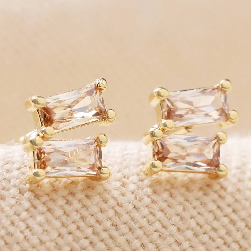 Premium Diamond Jewelry At Once-In-A-Lifetime Discounts Champagne Stone Gold Stud Earrings Premium Diamond Jewelry At Once-In-A-Lifetime Discounts Champagne Stone Gold Stud Earrings