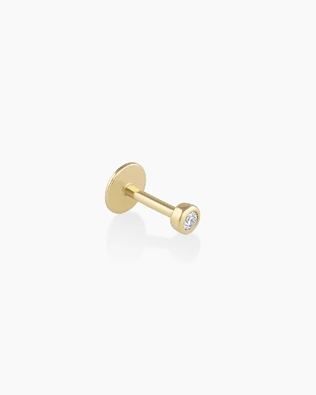 Exclusive Online Jewelry Sale – Don't Wait Classic Diamond Flat Back Single Stud
