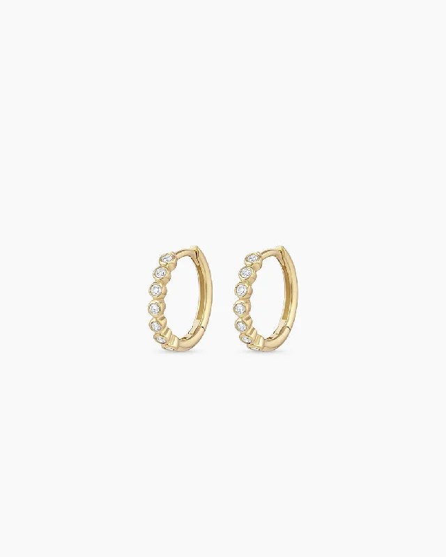 Limited-Time Offer On Elegant Jewelry Pieces Classic Diamond Huggies