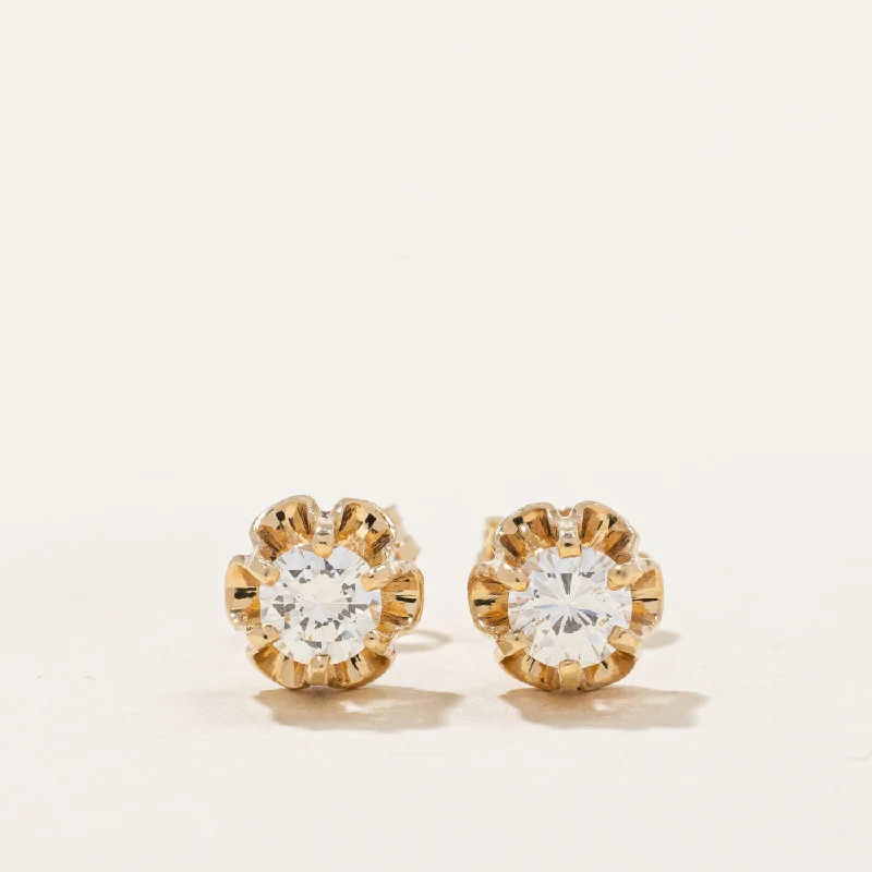 Affordable Elegance – Premium Jewelry At Special Prices Claw Set Diamond Studs | 0.46ctw |