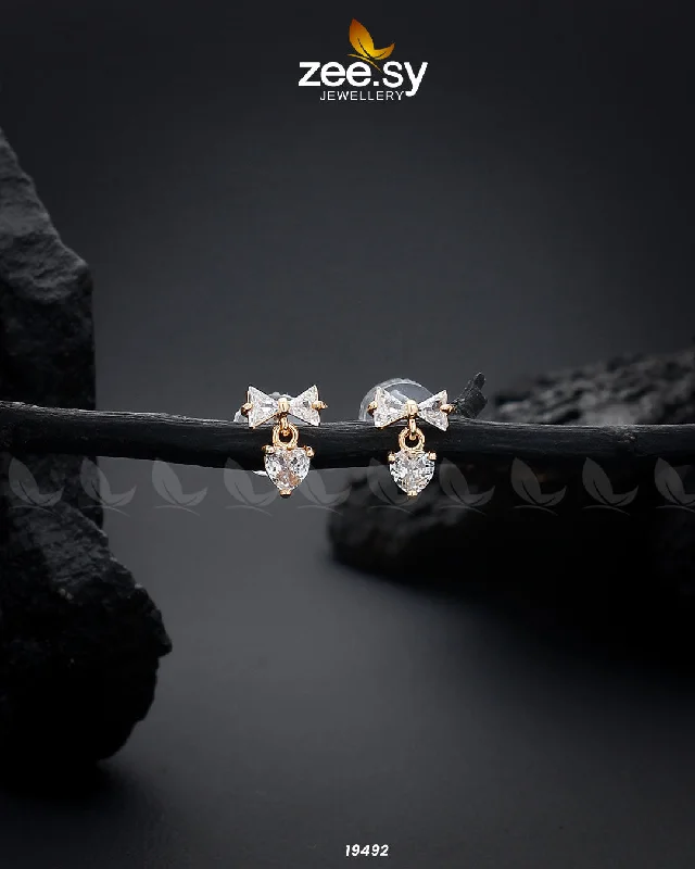 Affordable Luxury Jewelry – Style At A Great Price Crystal Bow Stud Earrings
