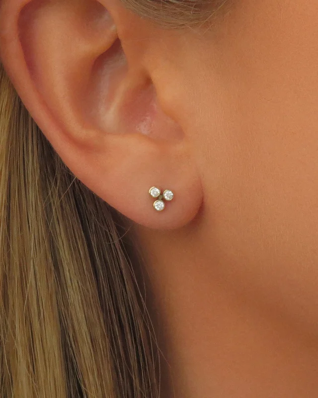 Luxury Jewelry At Budget-Friendly Prices – Grab Yours Now CZ Trinity Stud Earrings - 14k Yellow Gold Fill Luxury Jewelry At Budget-Friendly Prices – Grab Yours Now CZ Trinity Stud Earrings - 14k Yellow Gold Fill
