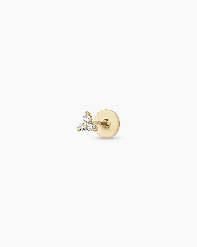 Special Jewelry Deals – Upgrade Your Collection Diamond Bali Flat Back Single Stud