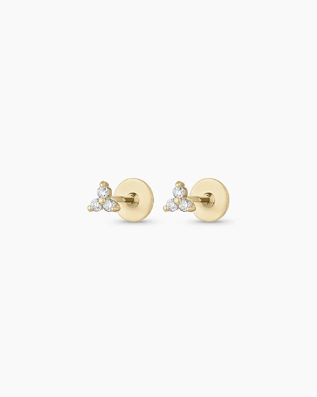 Shine Bright With Our Special Jewelry Promotions Diamond Bali Flat Back Studs