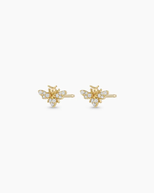 Exclusive Jewelry Sale – Shine For Less Diamond Bee Studs