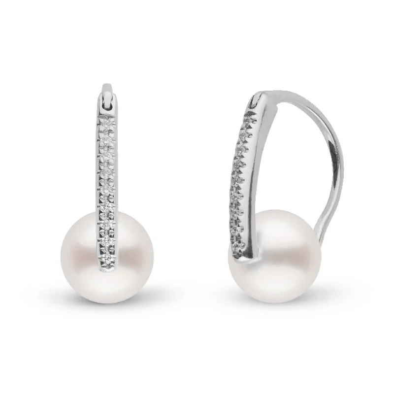 Flash Sale On Stunning Jewelry – Limited Stock Available Diamond Deco Collection 7.5-8.0 mm Freshadama Pearl Earrings