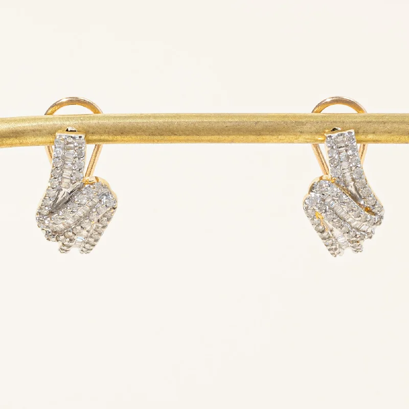 Exclusive Jewelry Offers – Sparkle For Less Diamond Cluster Earrings | 0.88ctw |