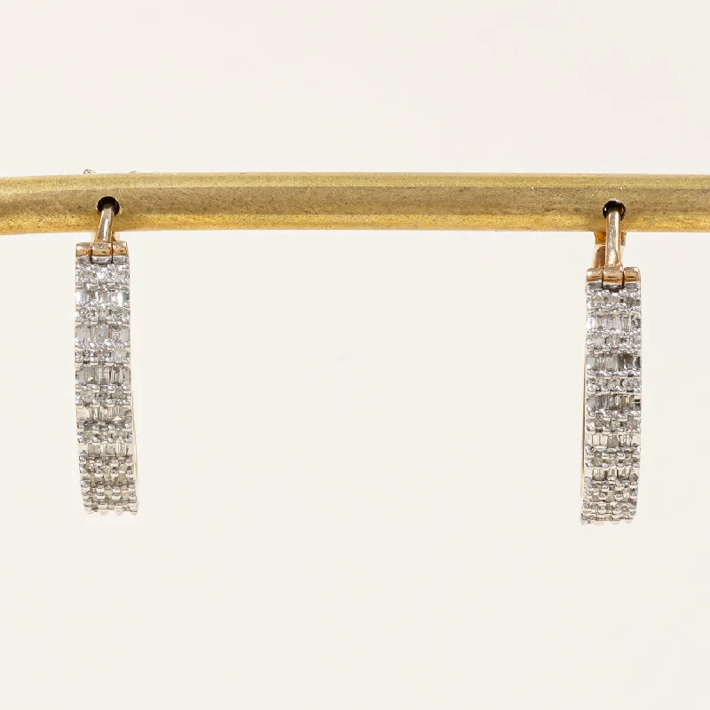 Premium Jewelry At Promotional Prices – Shine Today Diamond Hoop Earrings | 0.60ctw |