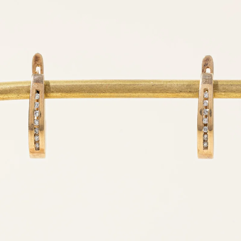Final Call – Shop Exquisite Jewelry Before It's Gone Diamond Oval Huggie Earrings | 0.14ctw |