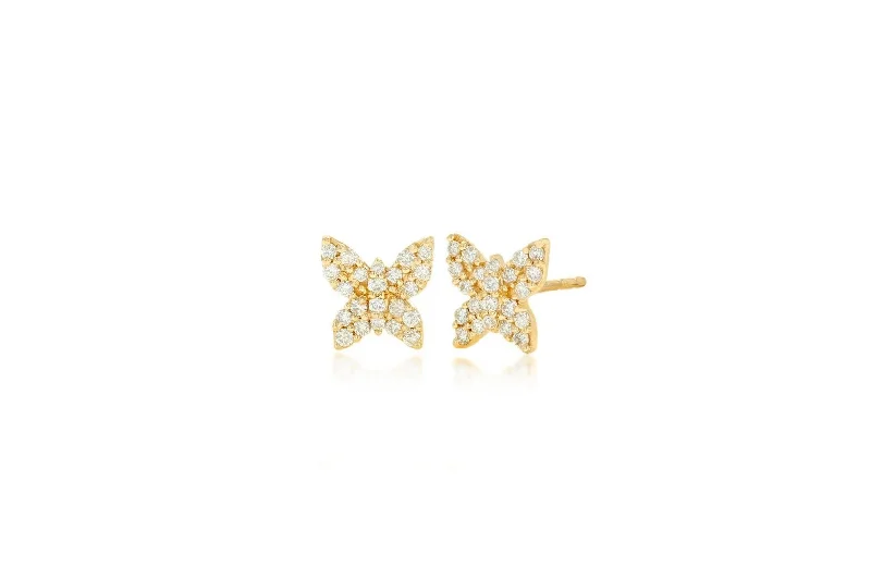 The Biggest Jewelry Sale Of The Year Is Here Pave Diamond Butterfly Stud Earrings