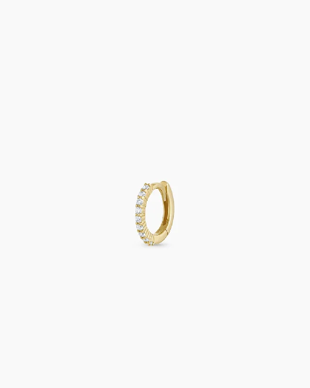 Unique Jewelry Designs Now At Discounted Rates Diamond Pavé Single Huggie
