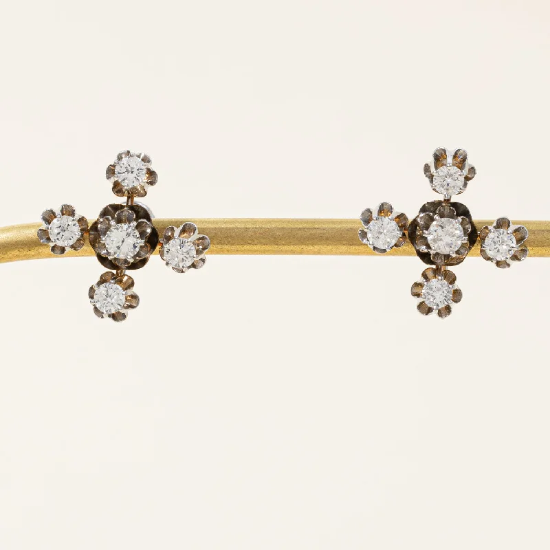 Must-Have Jewelry At Irresistible Discounts Diamond Screw Back Earrings | 1.43ctw |