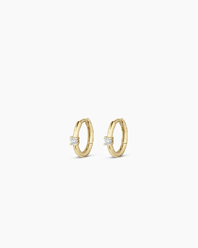 Jewelry Clearance Event – Stock Up Before It's Over Diamond Solitaire Huggies