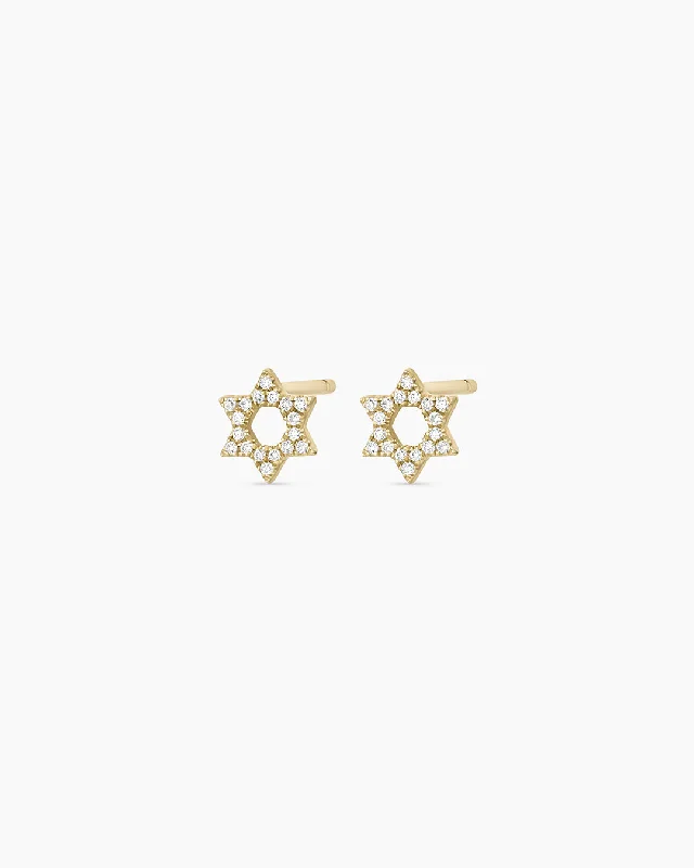 Limited-Time Jewelry Sale – Don't Miss These Deals Diamond Star of David Studs