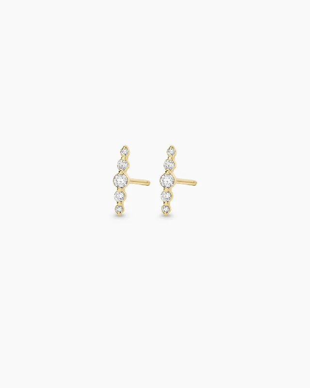 High-End Jewelry, Now More Affordable Than Ever Elle Diamond Row Studs