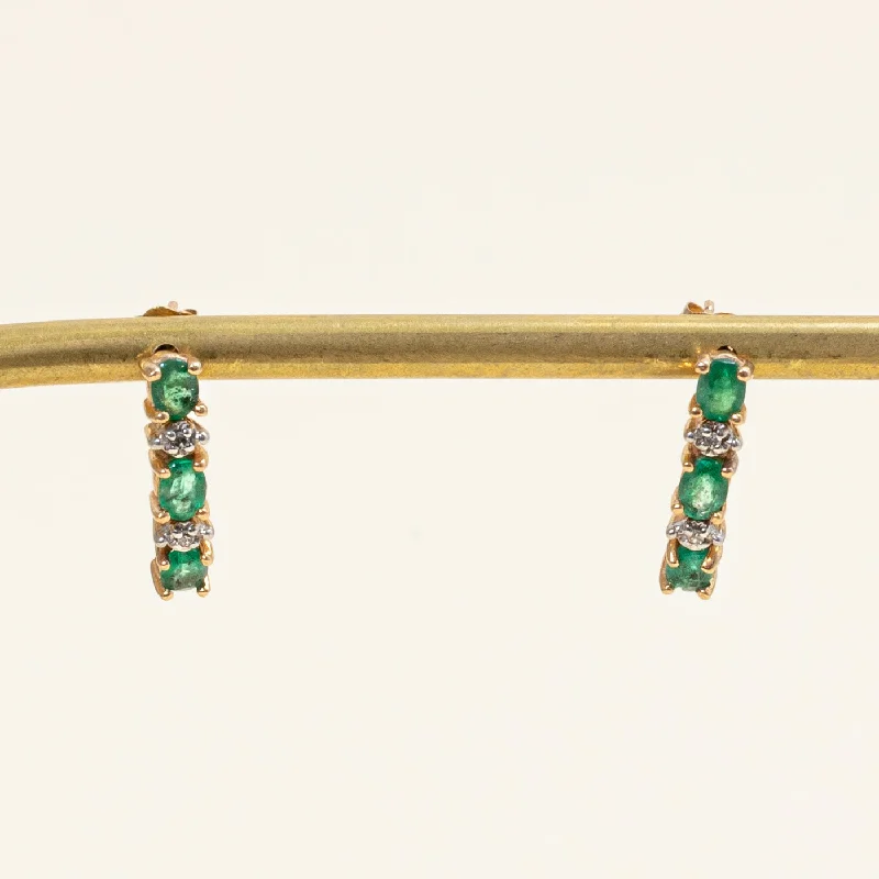 Upgrade Your Collection With Our Limited-Time Jewelry Sale Emerald & Diamond Earrings | 1.14ctw, 0.02ctw |