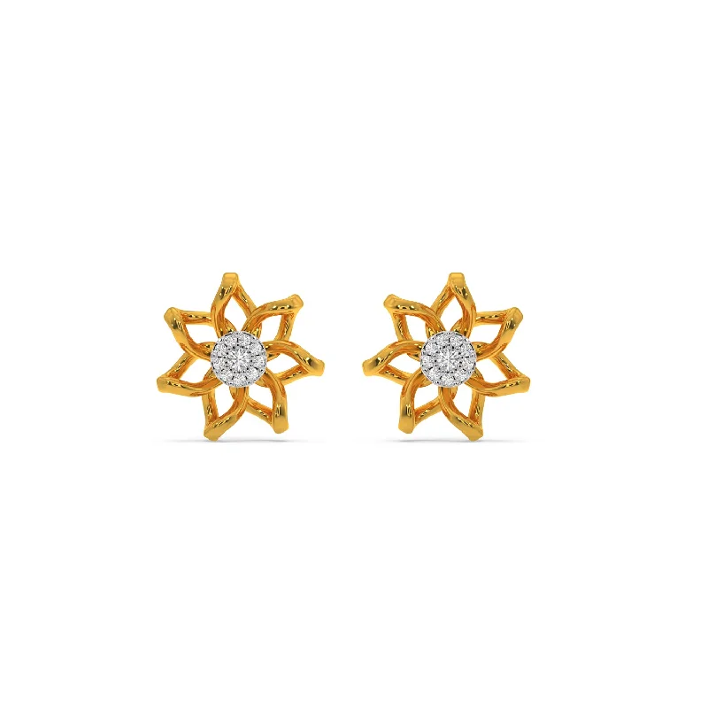 High-End Jewelry, Now More Affordable Than Ever Fancy Flowery Earring