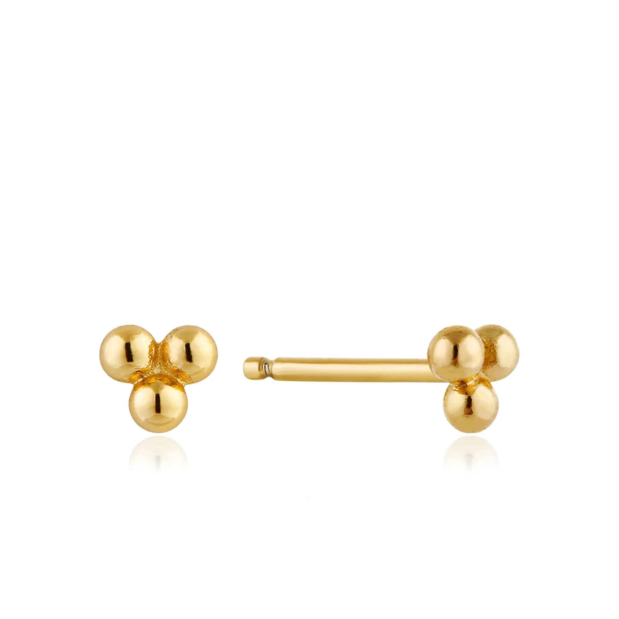 Limited-Time Jewelry Sale – Don't Miss These Deals Gold Modern Triple Ball Stud Earrings in Sterling Silver Limited-Time Jewelry Sale – Don't Miss These Deals Gold Modern Triple Ball Stud Earrings in Sterling Silver