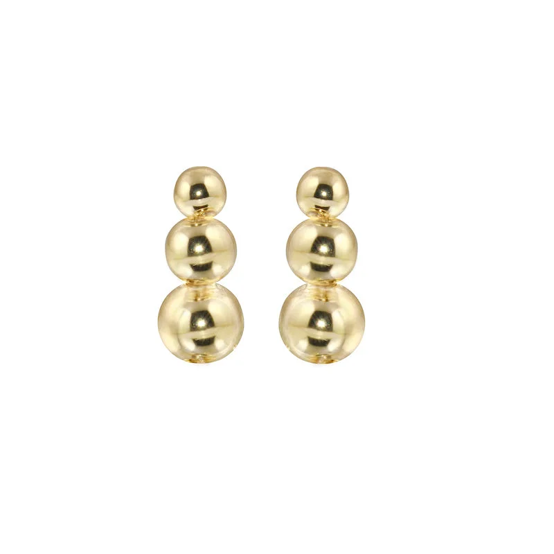 Grab Your Favorite Jewelry At The Lowest Prices Graduated Bead Stud Earrings