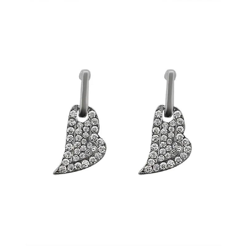 Luxury Meets Affordability – Jewelry Sale Now Live JewelMaze Austrian Stone Silver Plated Stud Earrings ( assorted design )