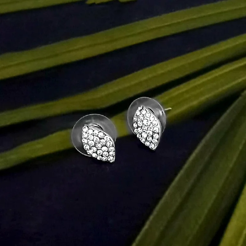 Shop Stylish Jewelry Now And Save Big JewelMaze Austrian Stone Silver Plated Stud Earrings ( assorted design ) Shop Stylish Jewelry Now And Save Big JewelMaze Austrian Stone Silver Plated Stud Earrings ( assorted design )