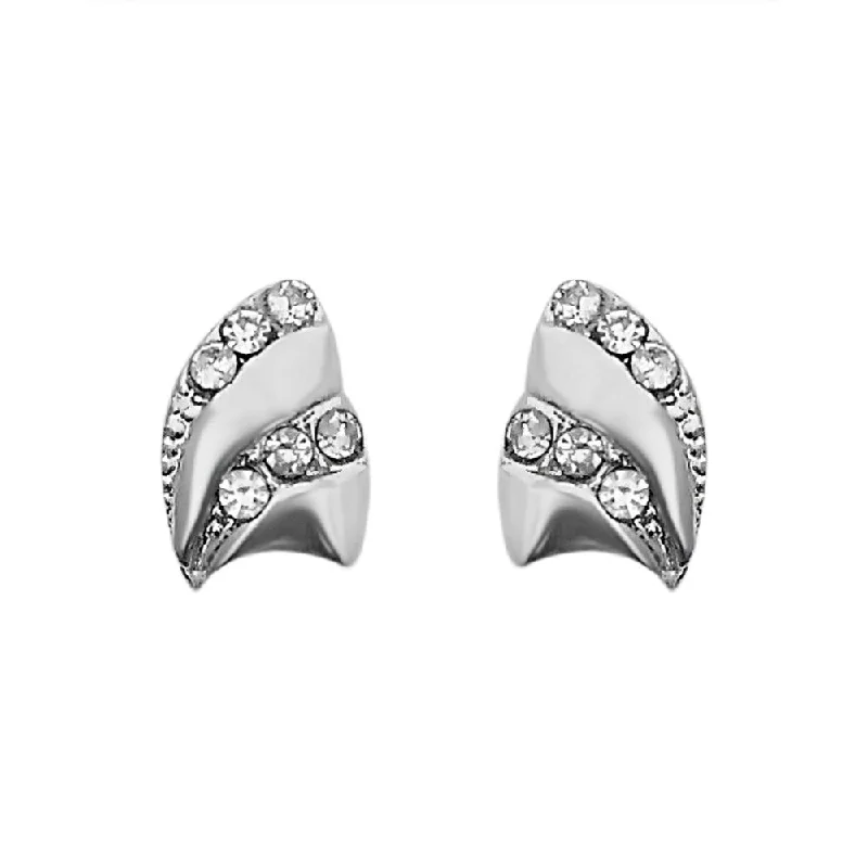 Discounted Jewelry For A Glamorous Look JewelMaze Austrian Stone Silver Plated Stud Earrings ( assorted design ) Discounted Jewelry For A Glamorous Look JewelMaze Austrian Stone Silver Plated Stud Earrings ( assorted design )