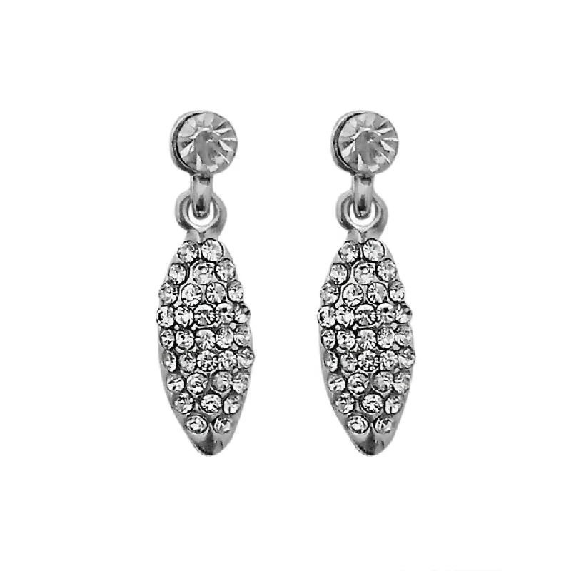 Bestselling Jewelry At Special Promotional Rates JewelMaze Austrian Stone Silver Plated Stud Earrings ( assorted design ) Bestselling Jewelry At Special Promotional Rates JewelMaze Austrian Stone Silver Plated Stud Earrings ( assorted design )