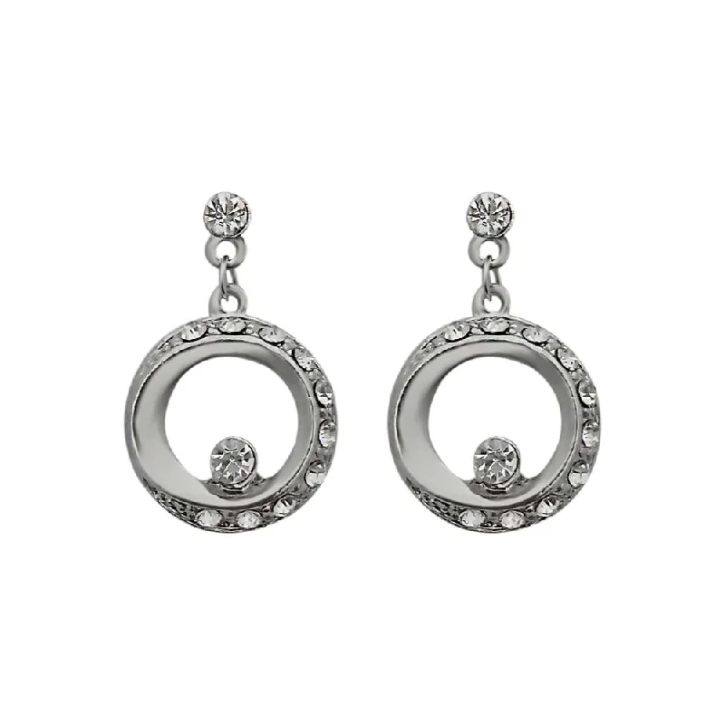 Shop Stylish Jewelry Now And Save Big JewelMaze Austrian Stone Silver Plated Stud Earrings ( assorted design ) Shop Stylish Jewelry Now And Save Big JewelMaze Austrian Stone Silver Plated Stud Earrings ( assorted design )