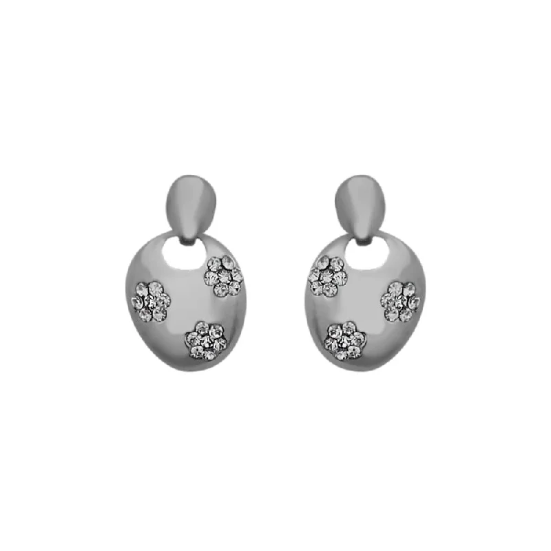 Fashion-Forward Jewelry At Incredible Prices JewelMaze Austrian Stone Silver Plated Stud Earrings ( assorted design ) Fashion-Forward Jewelry At Incredible Prices JewelMaze Austrian Stone Silver Plated Stud Earrings ( assorted design )
