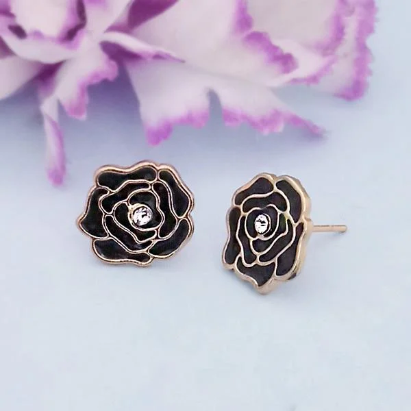 Special Sale On Handcrafted Jewelry – Shop Today Kriaa Black Enamel Austrian Stone Gold Plated Stud Earrings - 1312872H Special Sale On Handcrafted Jewelry – Shop Today Kriaa Black Enamel Austrian Stone Gold Plated Stud Earrings - 1312872H