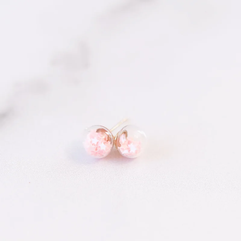 Grab Stylish Jewelry Before The Sale Ends Light Pink | Mini Star Confetti Stud Earrings Grab Stylish Jewelry Before The Sale Ends Light Pink | Mini Star Confetti Stud Earrings