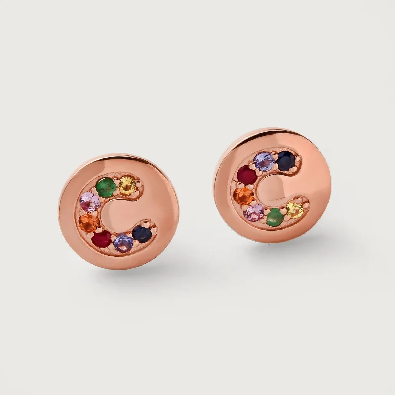 Limited-Time Jewelry Sale – Don't Miss Out On Dazzling Discounts Lilian Stud Earrings with Multi Gemstones